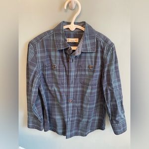 Tucker + Tate Boys Plaid Cotton Button Down Shirt. Size 4.